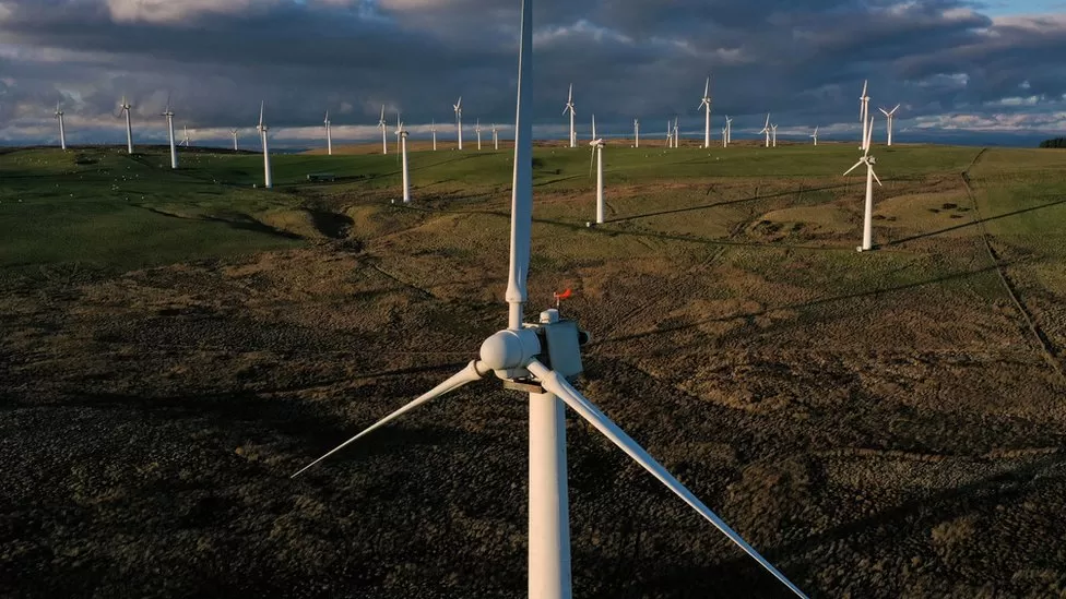 Wind is main source of UK electricity for first time